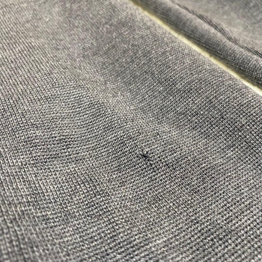 LARDINI ラルディーニ ウール 100% ニットジャケット グレー M