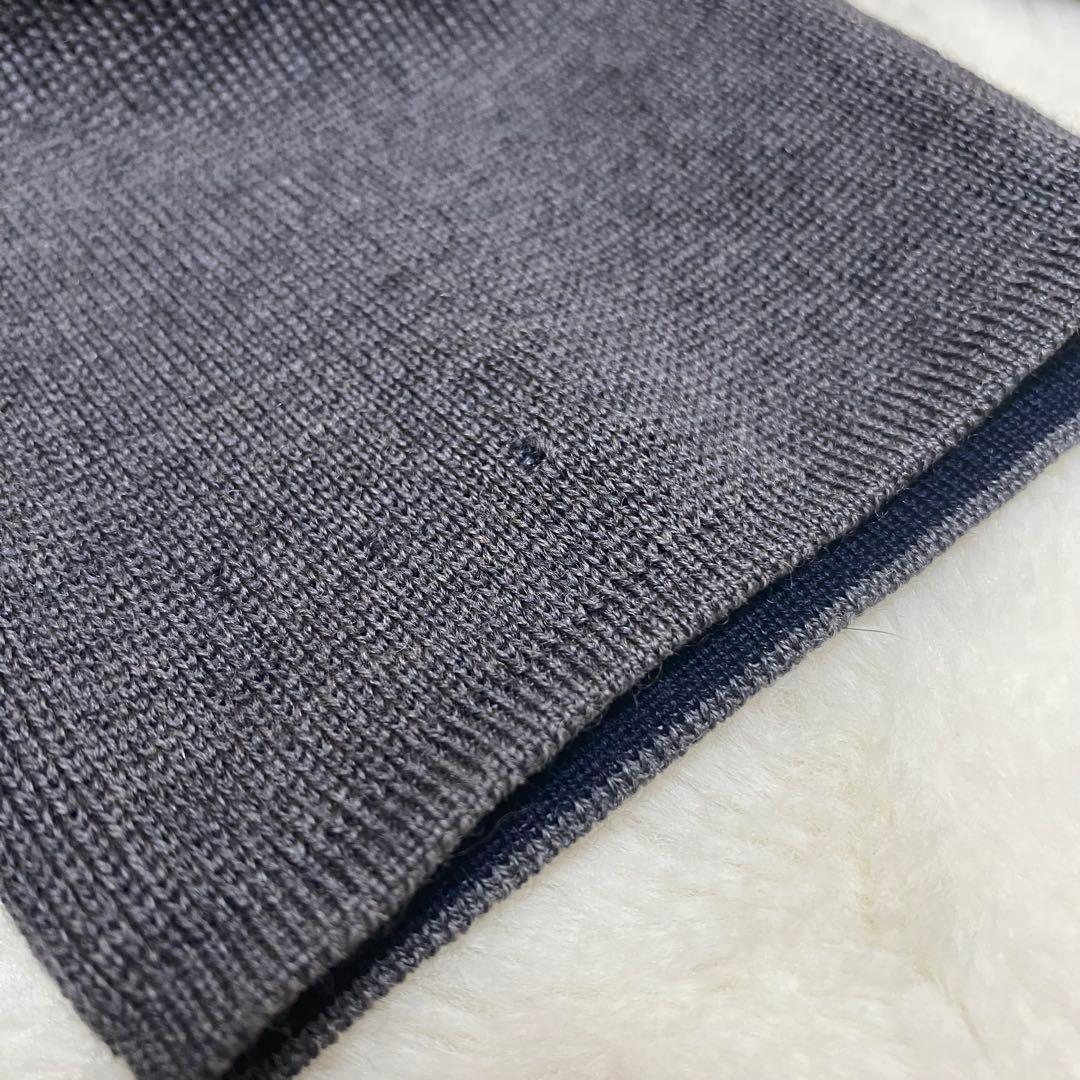 LARDINI ラルディーニ ウール 100% ニットジャケット グレー M