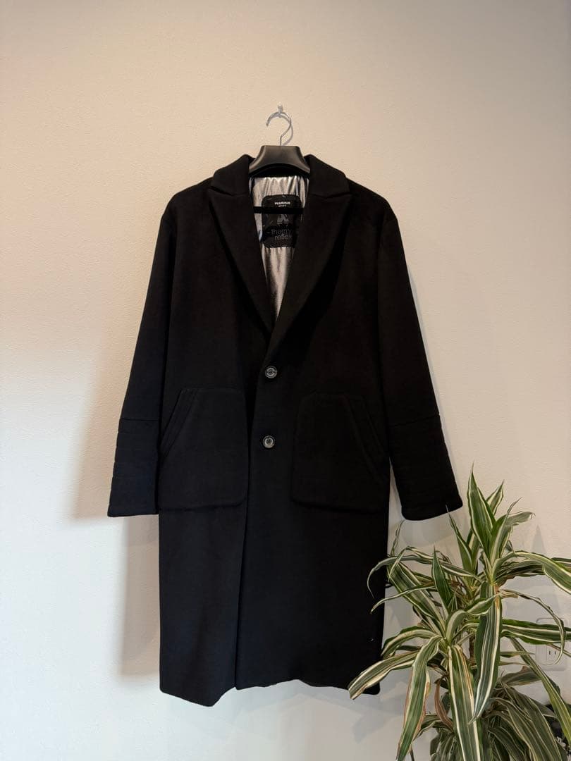 1piu1uguale3 relax ウノピュウ チェスターコート Sサイズ