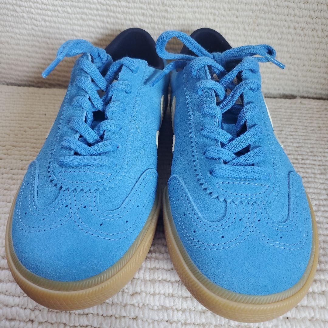 ☆未使用☆VEJA☆24センチ☆レア色ブルー×スエード☆スニーカー。