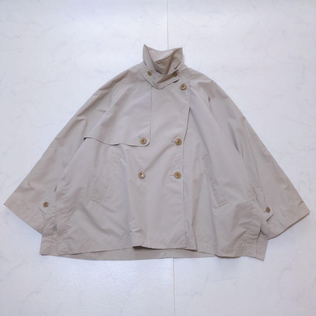 極美品✨️IENA ポプリンオーバーショートコート 24SS ベージュ 38