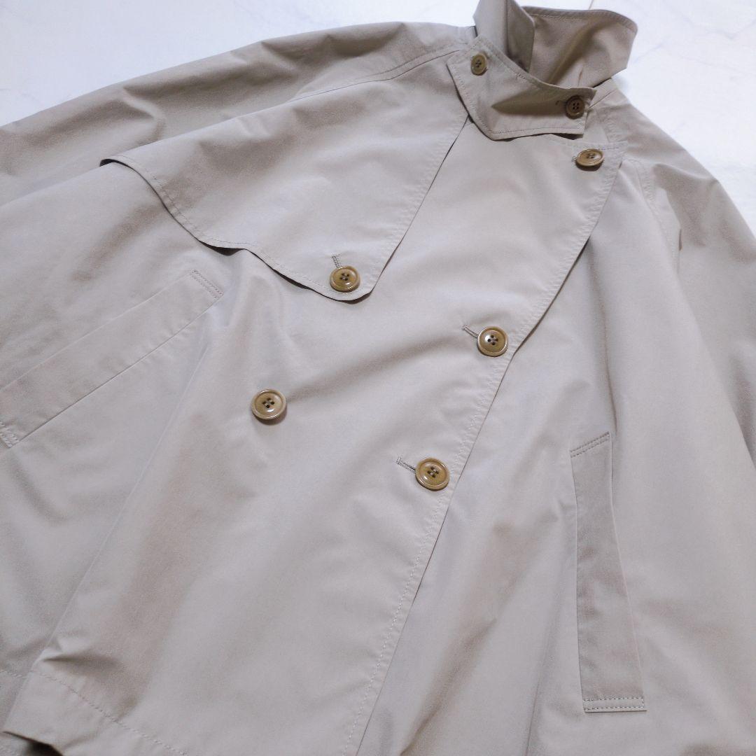 極美品✨️IENA ポプリンオーバーショートコート 24SS ベージュ 38