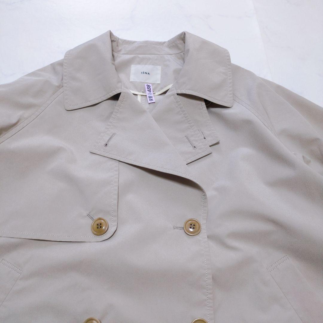 極美品✨️IENA ポプリンオーバーショートコート 24SS ベージュ 38