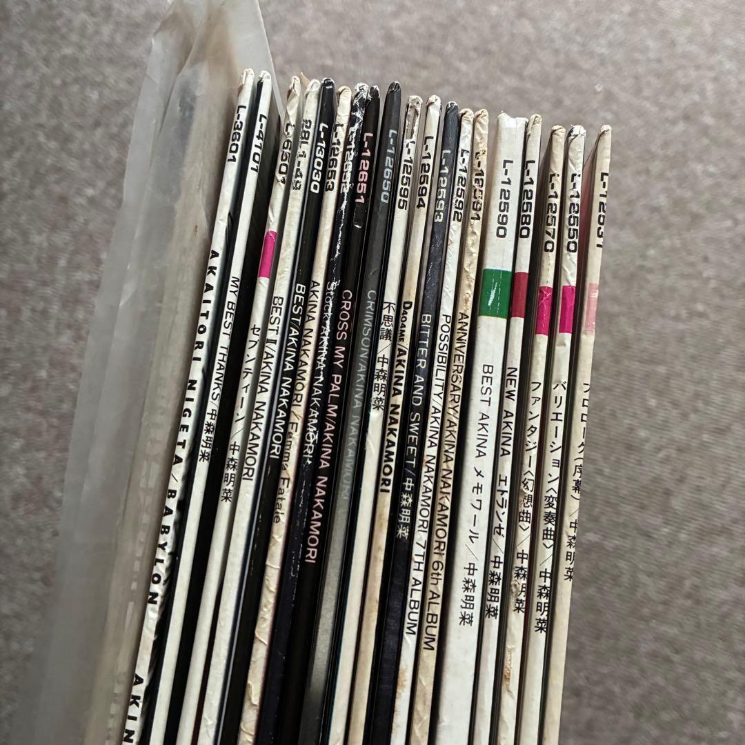 全揃＊中森明菜LP and 12inまとめて20枚セット→femme クリムゾン