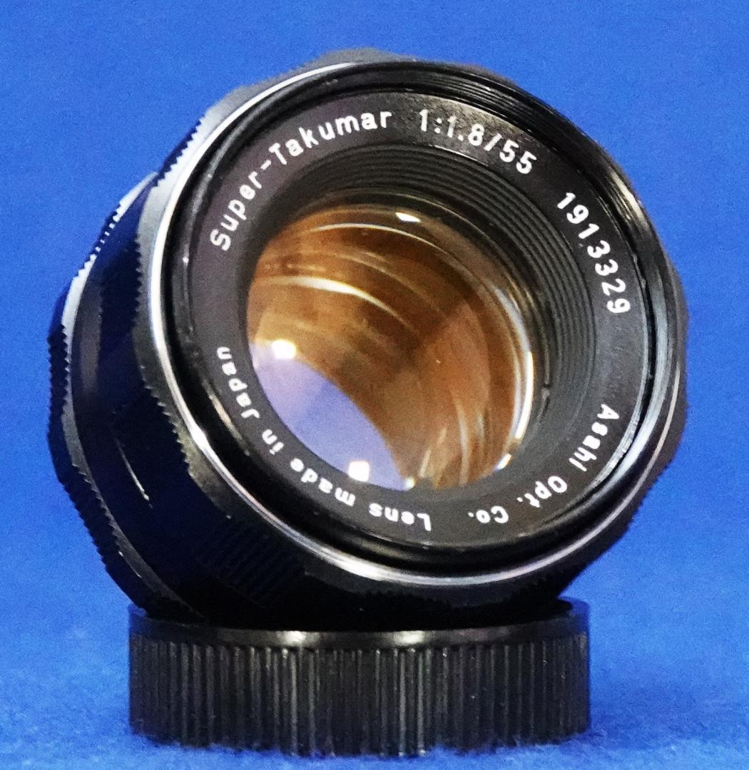 1913329　極上光学＆フレア後期型Super-Takumar　F1.8/55
