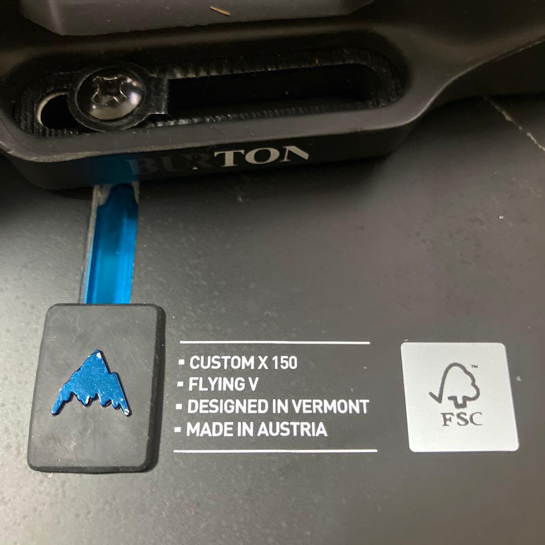 BURTON CUSTOM X FV 150×BURTON MISSION M