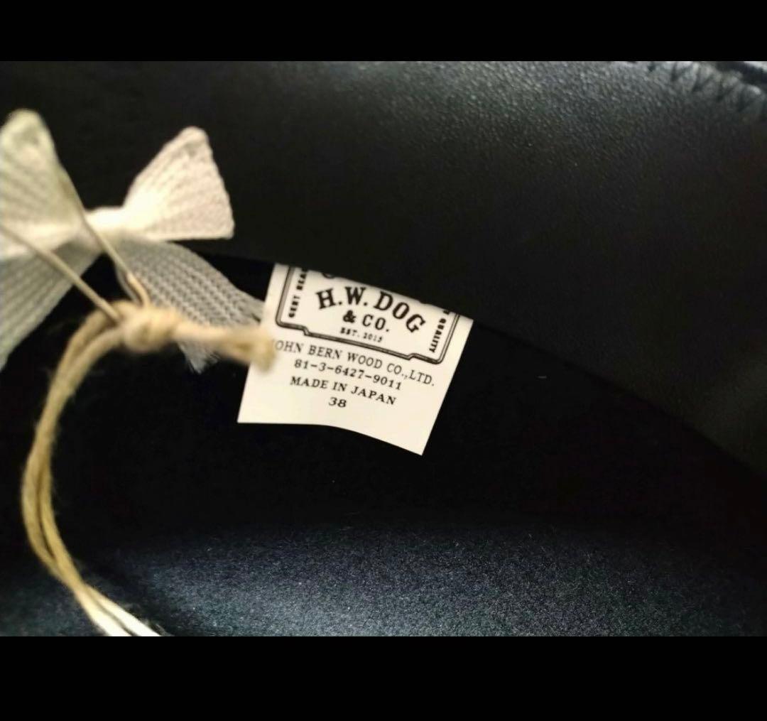 新品　TheHW dog&co ドッグアンドコー　ブラック　ハット　38インチ