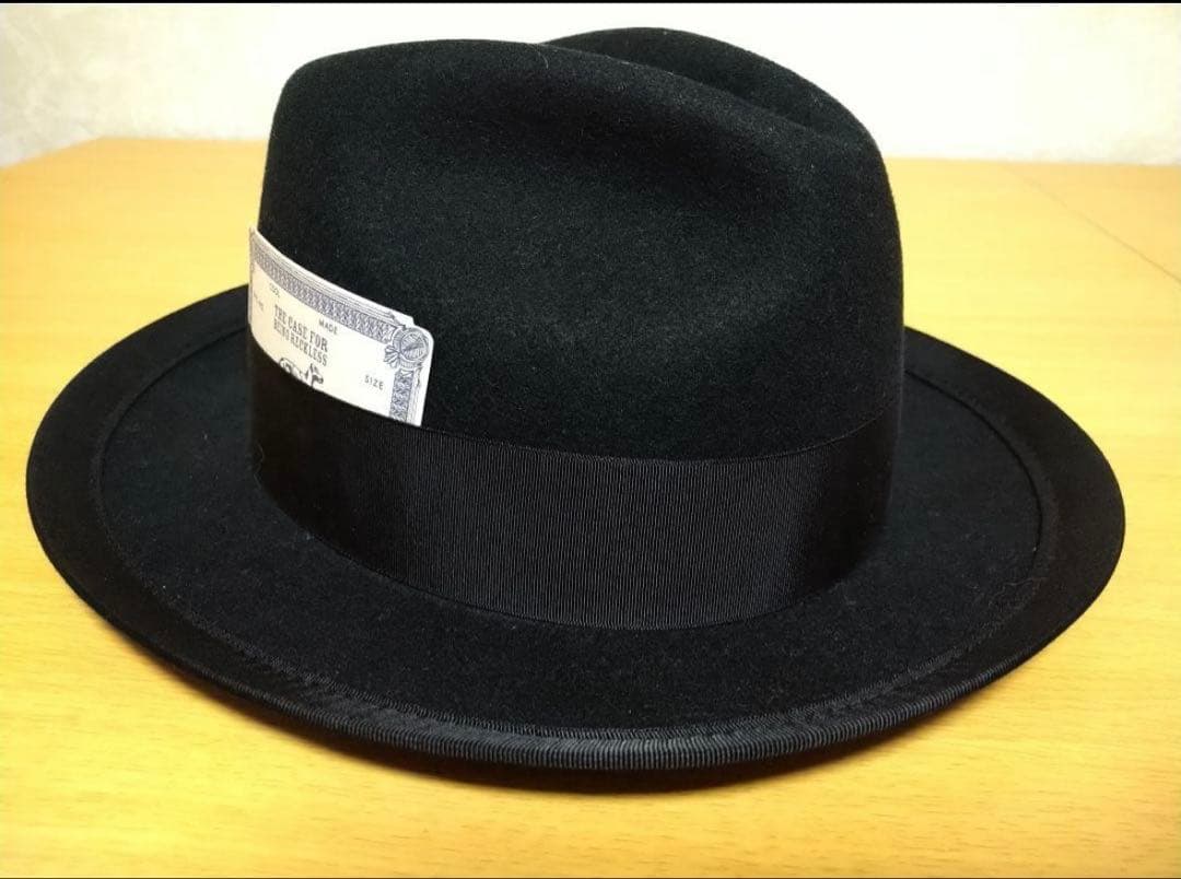 新品　TheHW dog&co ドッグアンドコー　ブラック　ハット　38インチ