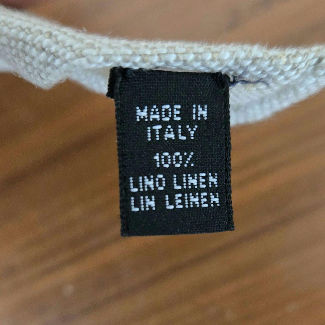 美品　tie your tie イタリア製 リネン ネクタイ スフォデラート