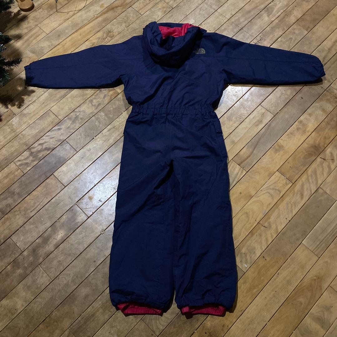 ノースフェイス キッズ つなぎ ジャンプスーツ スノーウェア ネイビー 130