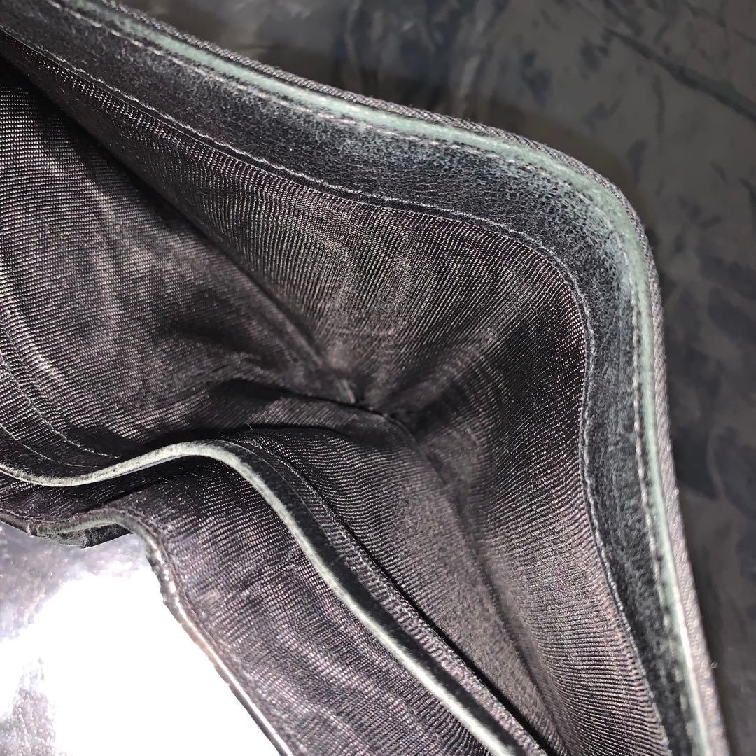 PRADA メンズ 二つ折り財布 ウォレット ロゴプレート 小銭 カード 収納