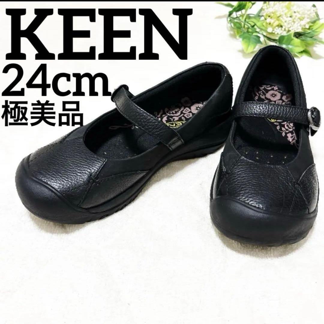 KEEN プレシディオ MJ 24cm 黒 フラットシューズ キーン ドッキング