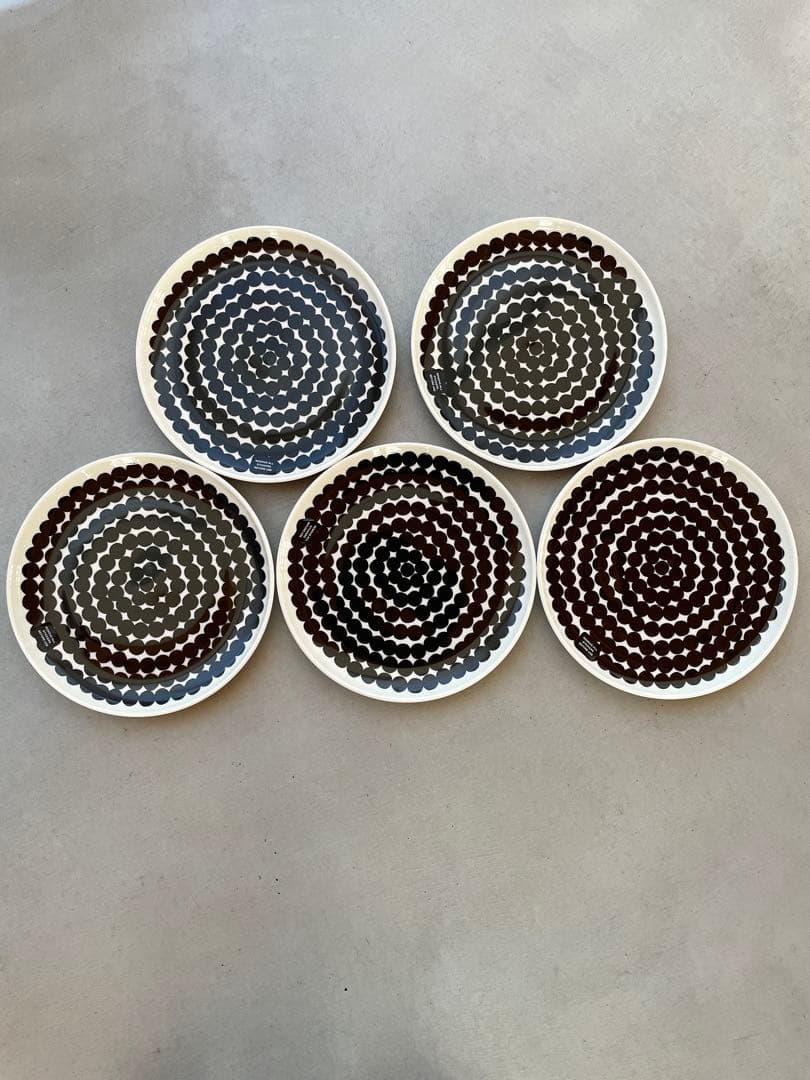 f*r様 【新品】マリメッコ シイルトラプータルハ プレート 5枚セット20cm