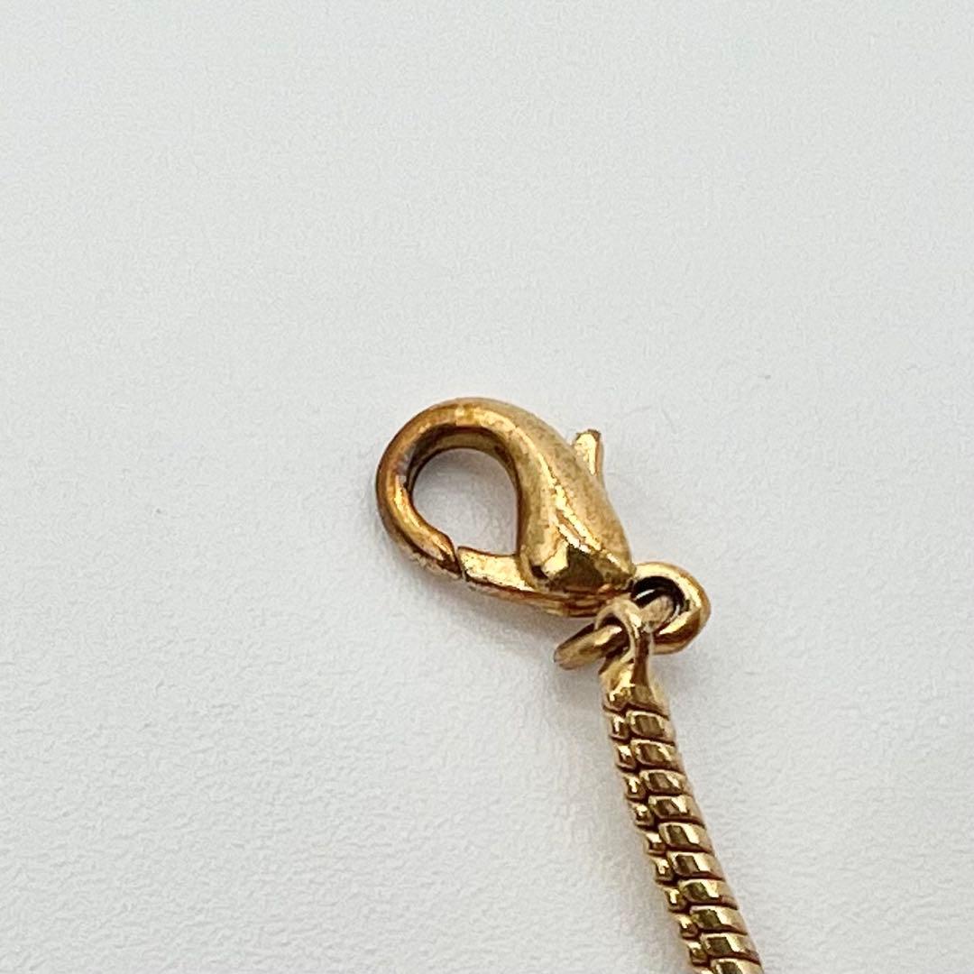 Christian Dior クリスチャンディオール ロゴ ゴールド ネックレス