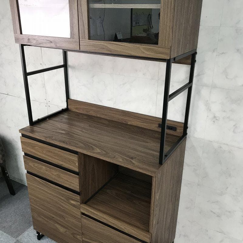 【新品】 ☆豪華キッチンボード☆WNT　大型レンジ台　収納庫