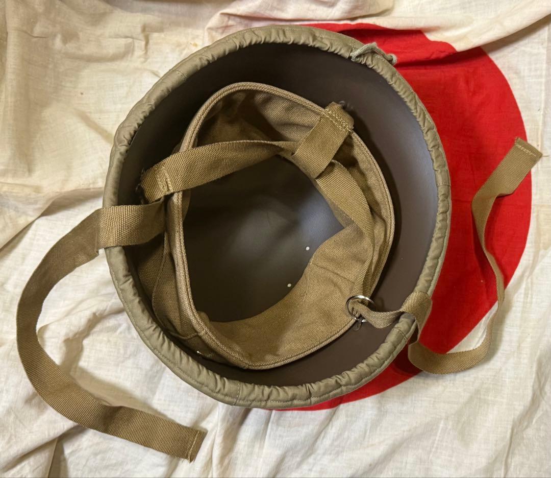 帝国陸軍90式鉄兜、九十式鉄帽覆、偽装網の3点セット（複製品）コスプレ　サバゲ