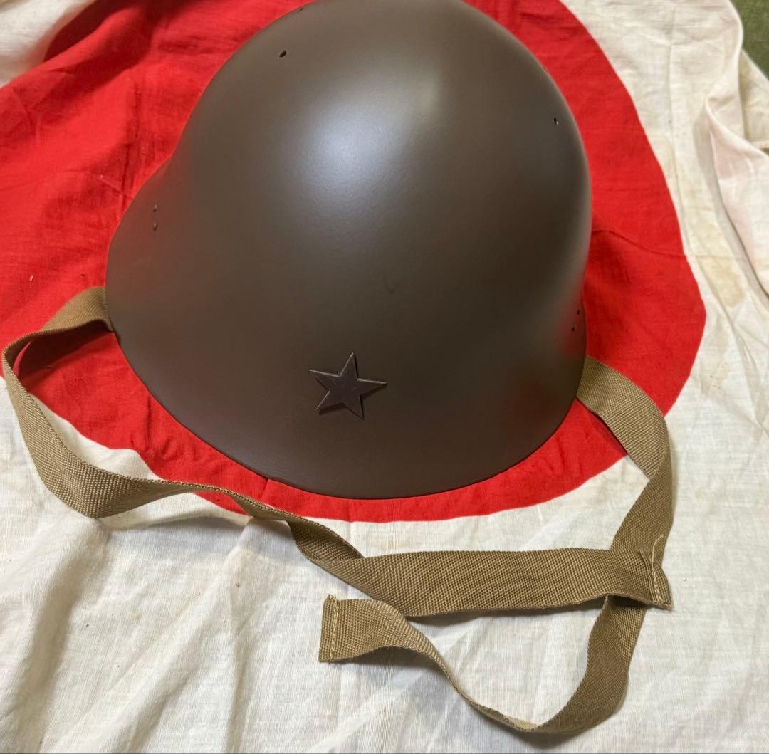 帝国陸軍90式鉄兜、九十式鉄帽覆、偽装網の3点セット（複製品）コスプレ　サバゲ