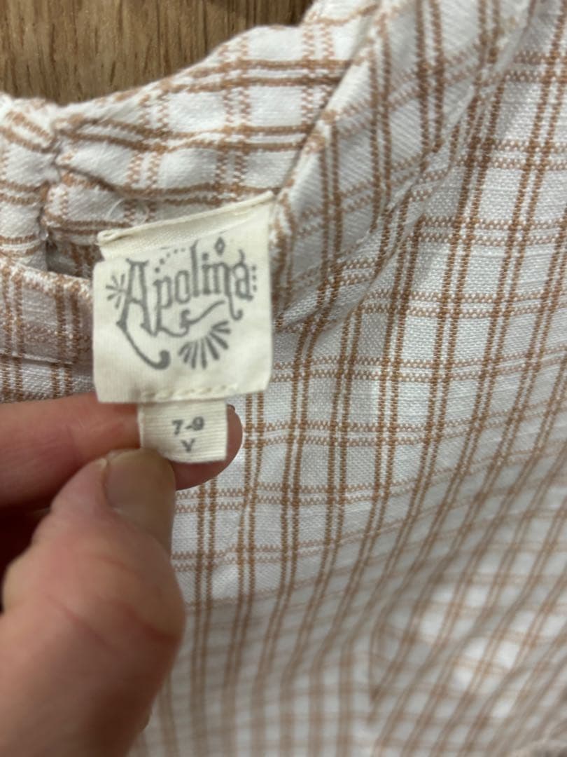 Apolina ノースリーブワンピース 7-9y