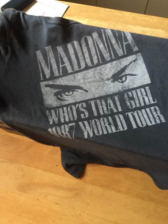 トップス madonna who's that girl 1987 world tour
