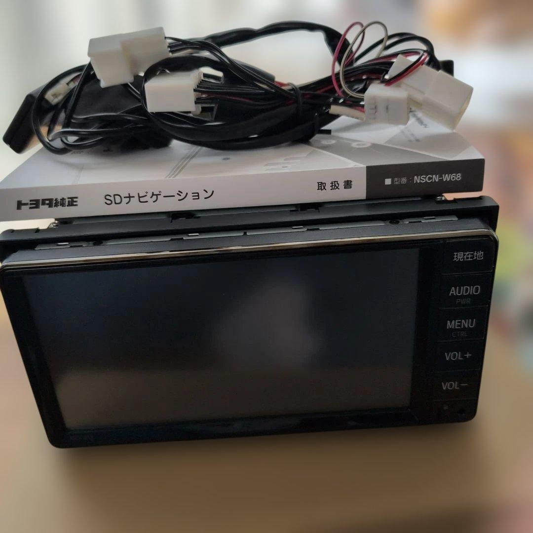 トヨタ純正カーナビ NSCN-W68 SDナビゲーション