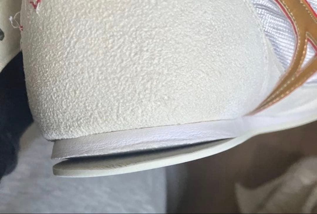 Mizuno ボクシングシューズ ホワイト/ゴールド　27cm