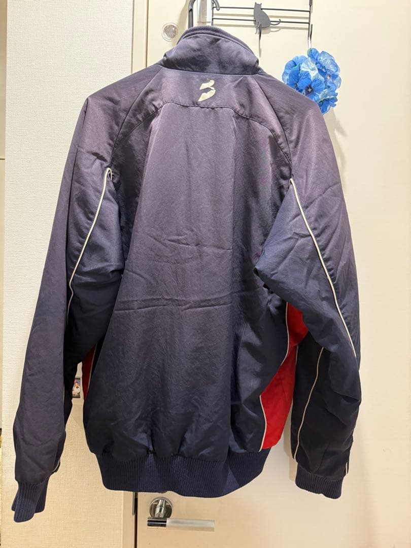 p*u様 国際武道大学硬式野球部　Mizuno ジャケット サイズＯ　ネイビー/