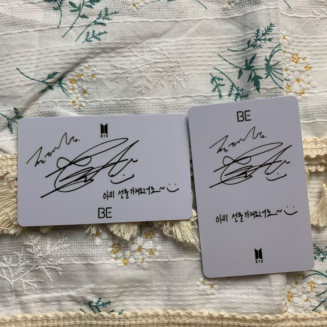 ラキドロ BTS V テヒョン BE 未公開 トレカ 2枚