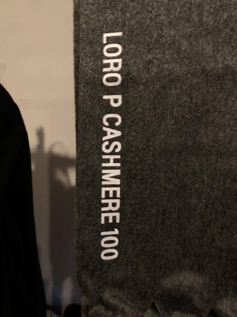 ロロピアーナ x 藤原ヒロシ カシミヤストール Loro Piana マフラー