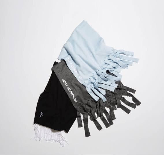 ロロピアーナ x 藤原ヒロシ カシミヤストール Loro Piana マフラー