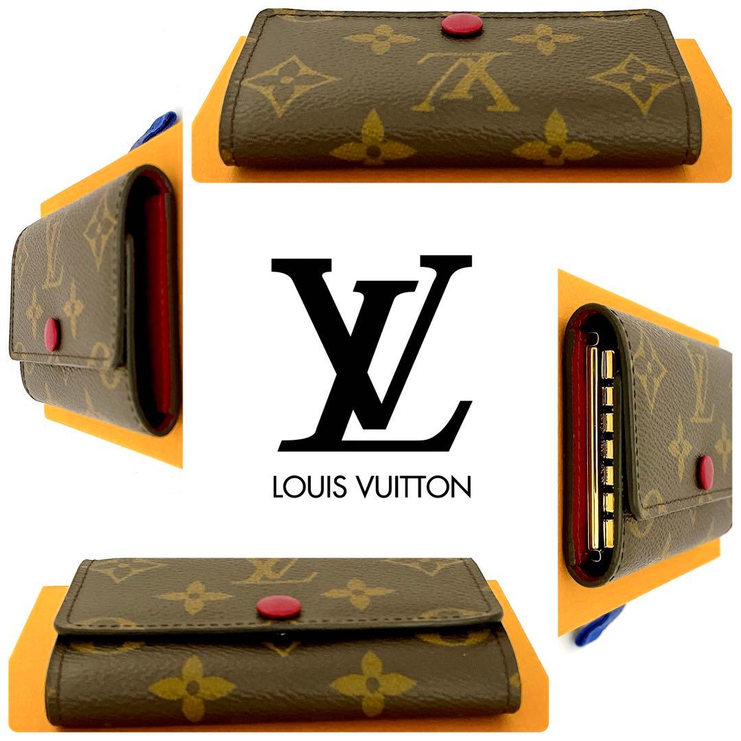 ICチップ ✨ルイヴィトン モノグラム ミュルティクレ6 キーケース フューシャ