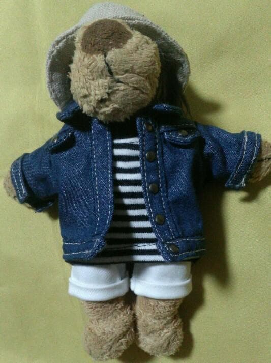 Moroha　イミンホ　ミノミ＆キーリングミノミ服　デニムジャケットセット