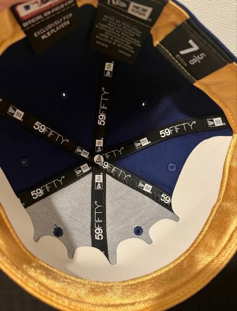ドジャース 59FIFTYゴールドコレクション7-5/8 60.6cm