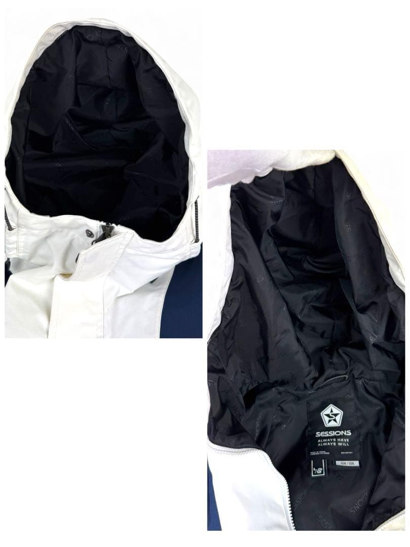 【極美品】SESSIONS スノーボードウェア 上下セット メンズL/LLサイズ