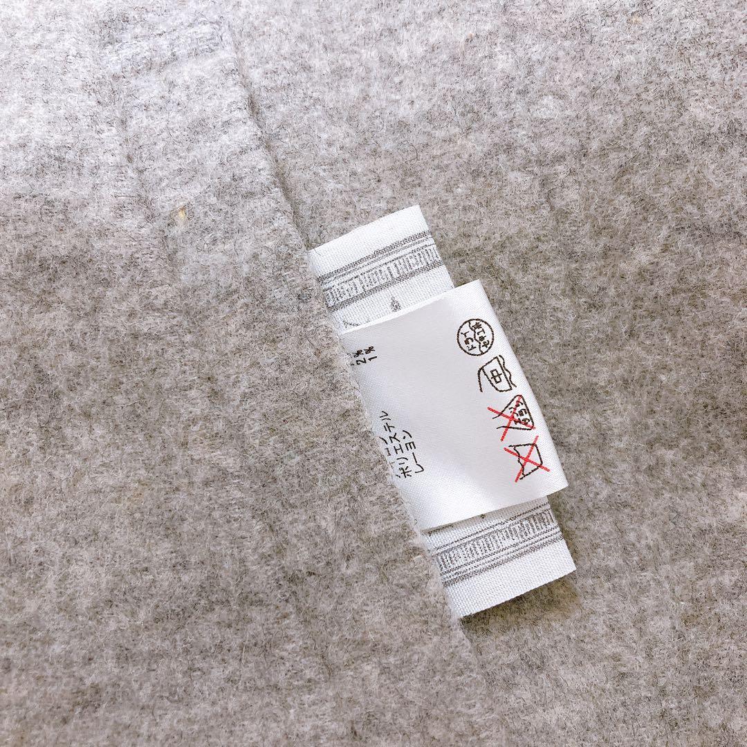 【美品】ビアズリー　ポンチョコート　前後着　リバーシブル　クリーニング済み