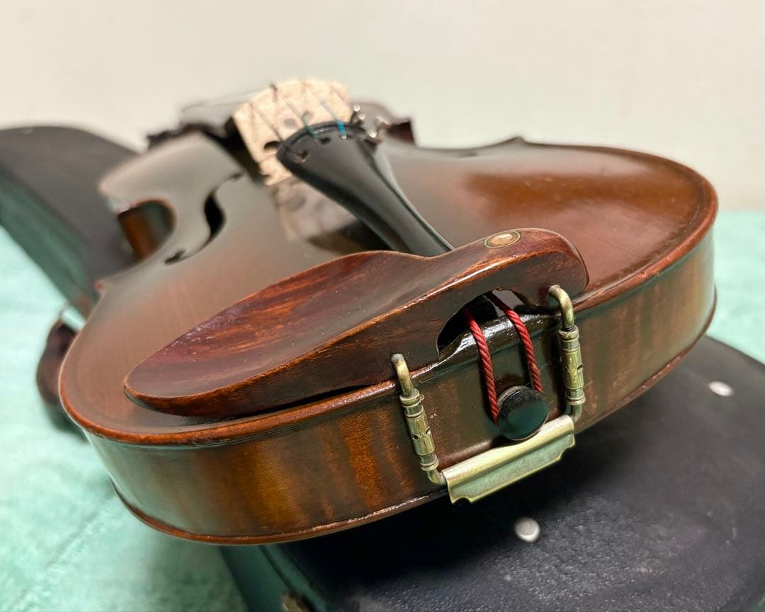 希少 推定100年前の日本オールドASAHI 4/4 虎杢 バイオリン