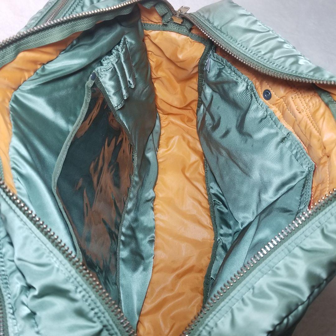 美品　PORTER ポーター 2WAY ヘルメットバック　カーキ　2層式　XL