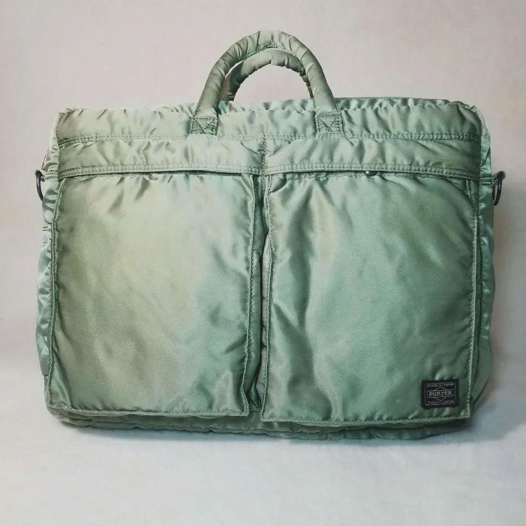 美品　PORTER ポーター 2WAY ヘルメットバック　カーキ　2層式　XL