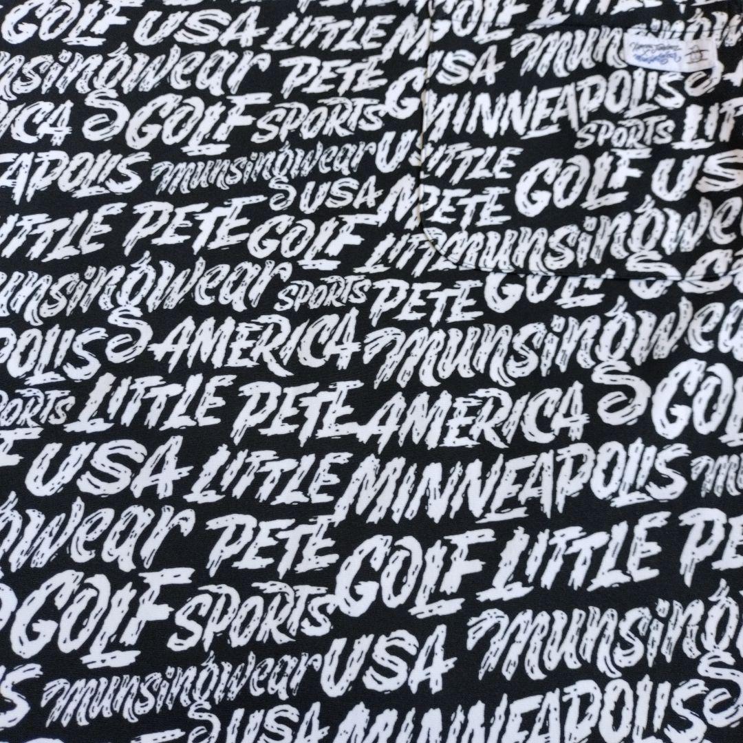 極美品✨マンシングウェア　希少 3L　ENVOYプリントワンピース　モックネック