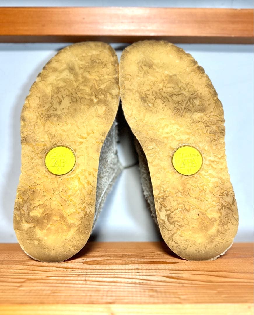 CLARKS × ZARA LEATHER MULE SHOES