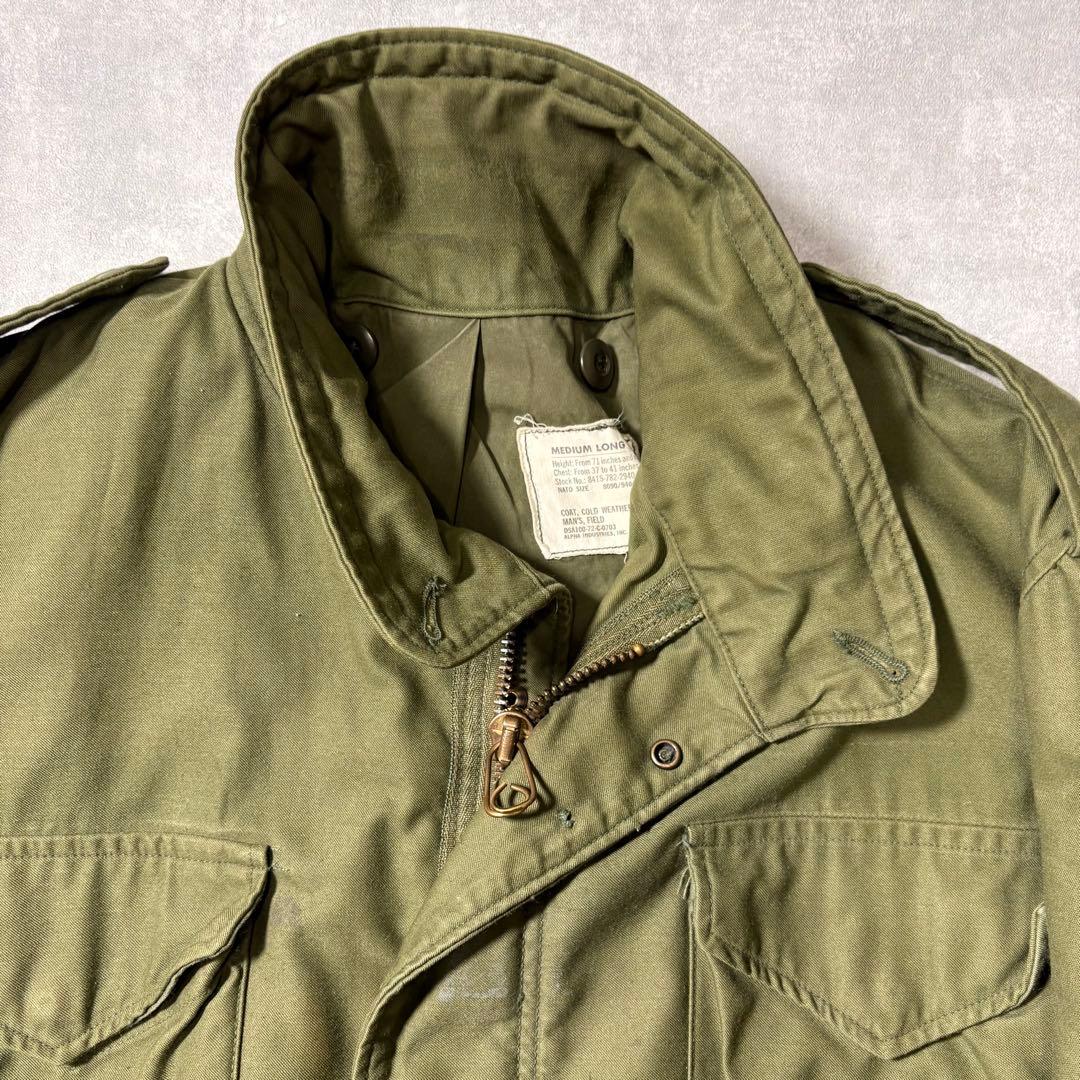 米軍実物 US.ARMY M-65 3rd ブラス M-L