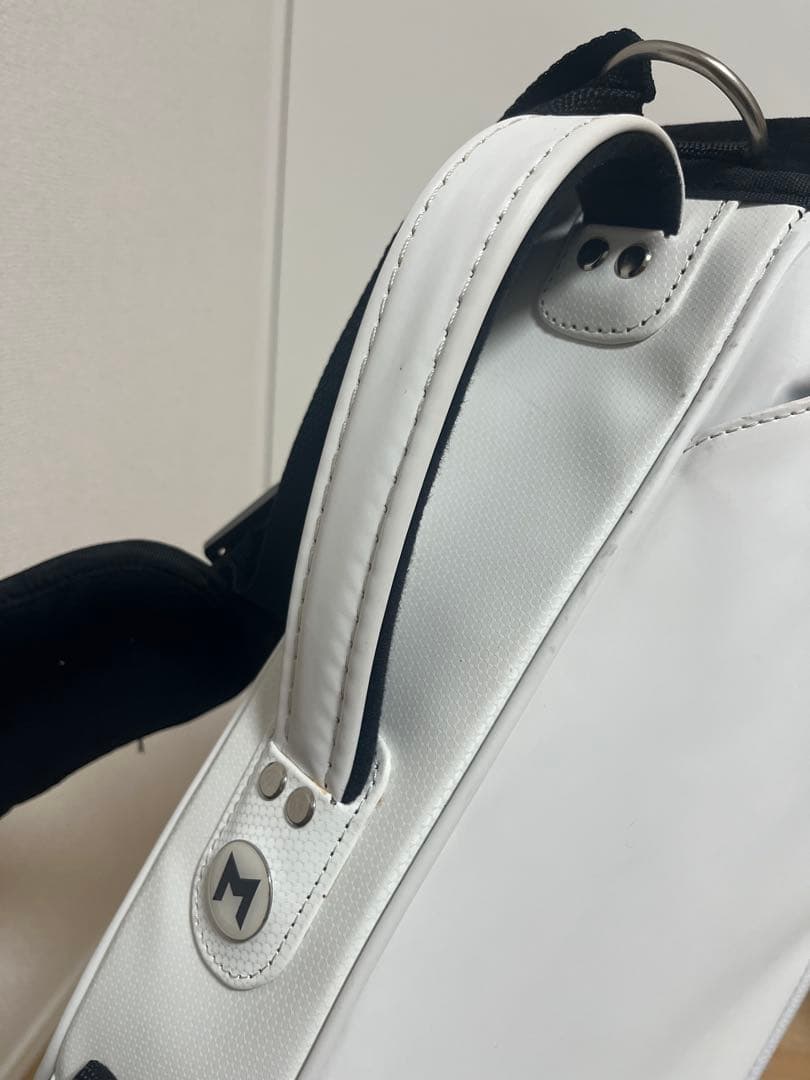 MNMLゴルフ キャディバッグ スタンドバッグ ホワイト