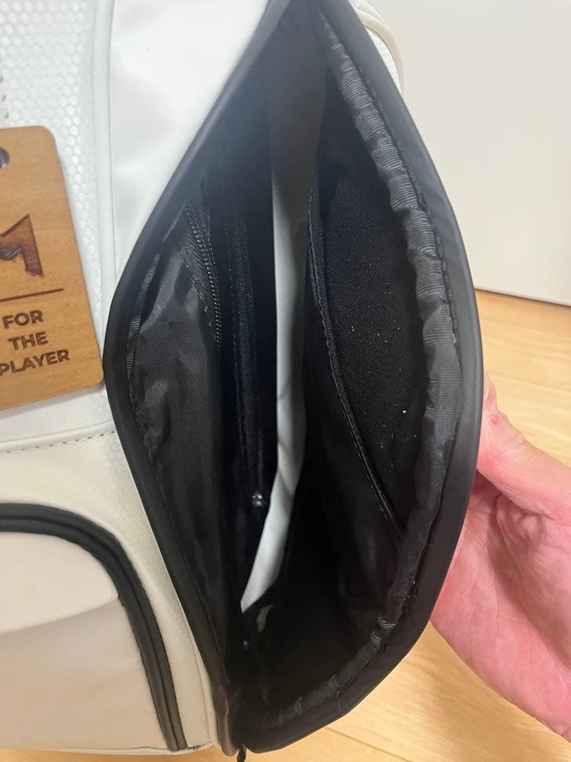 MNMLゴルフ キャディバッグ スタンドバッグ ホワイト