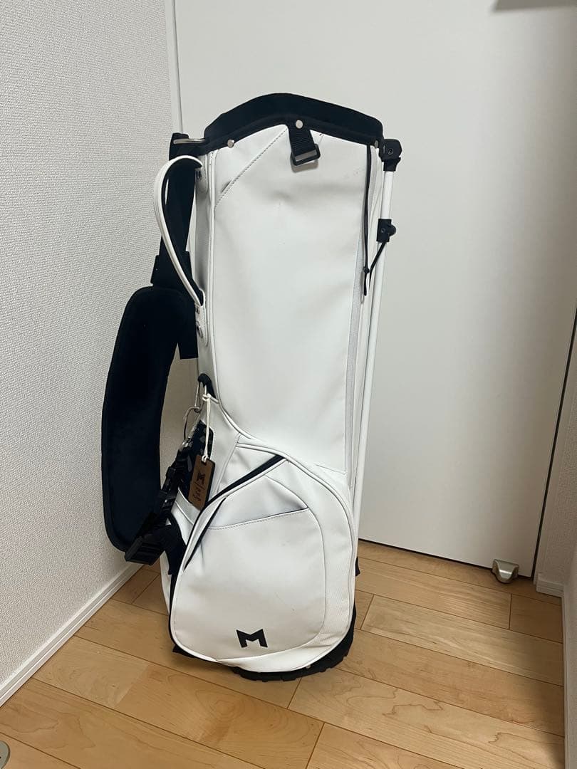 MNMLゴルフ キャディバッグ スタンドバッグ ホワイト