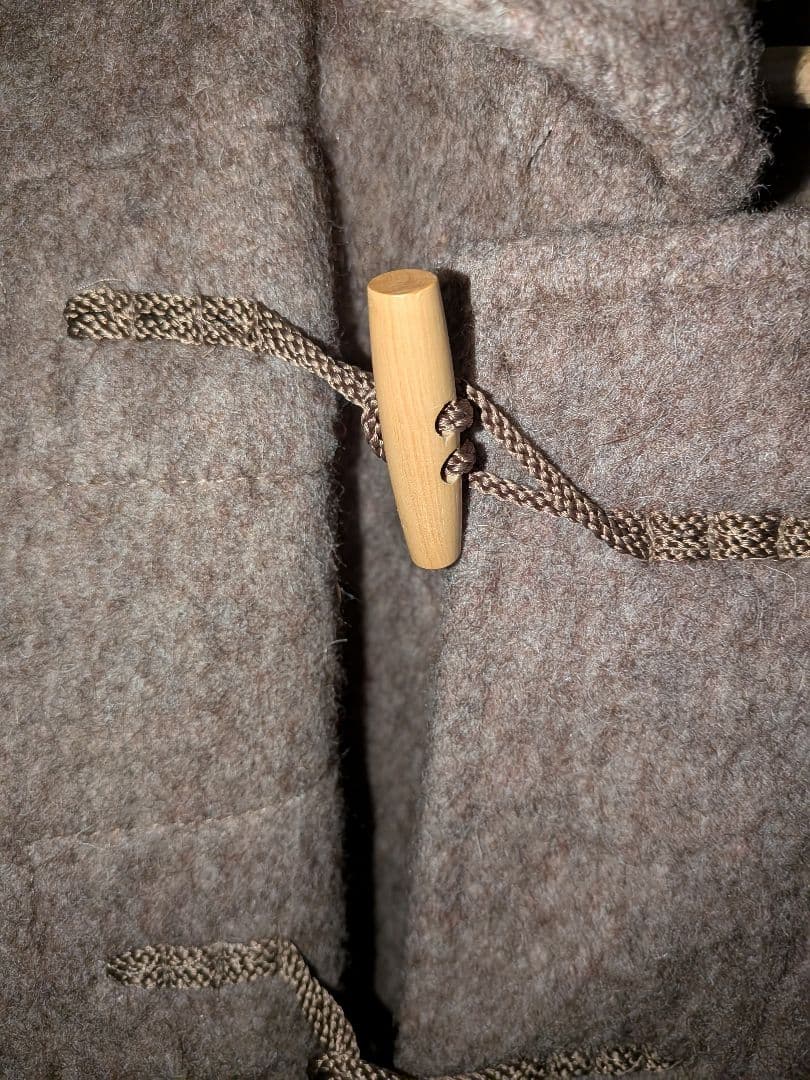 90's スイス軍　ウール ダッフルコートブランケット　 リメイク　M