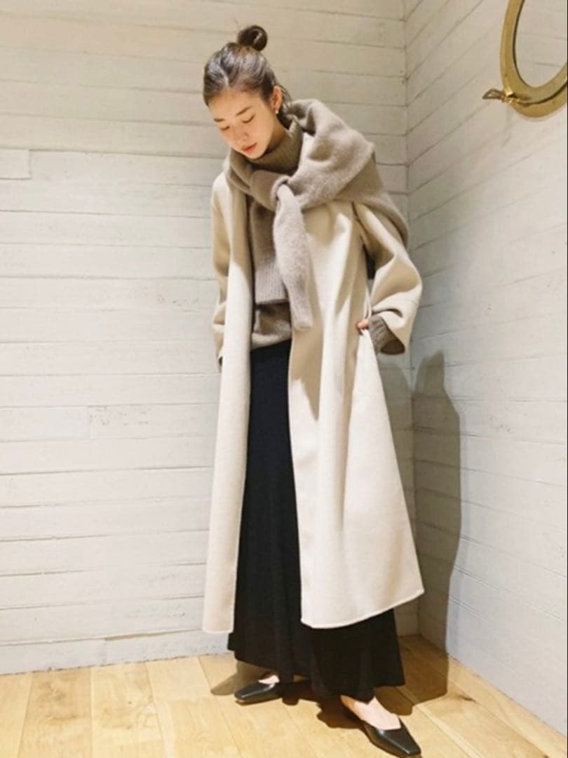 【半額以下！】Plage ハミルトンノーカラーコート