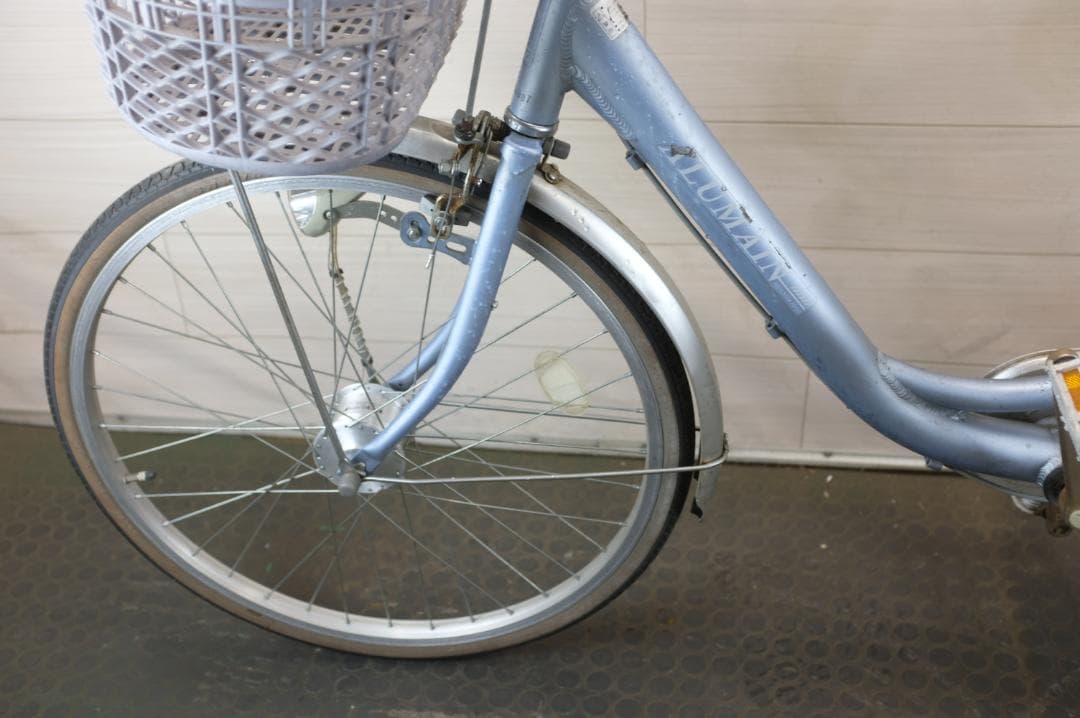 軽快車　24インチ　シングル　オートライト