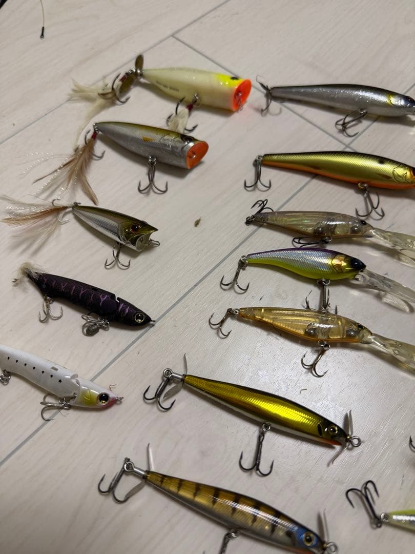クランク　シャッド　ミノー　ポッパーなどなど