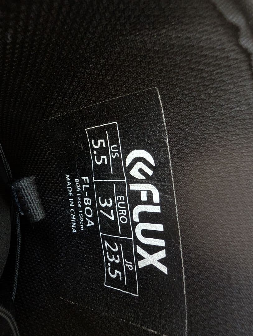 即日発送します　未使用品！　FLUX BOAブーツ 23.5cm