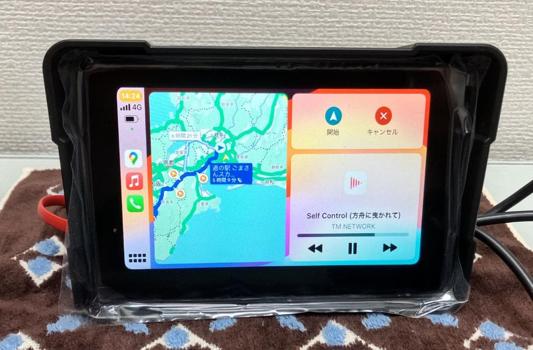 バイク スマートモニター　CarPlay Android Auto ドラレコ付き