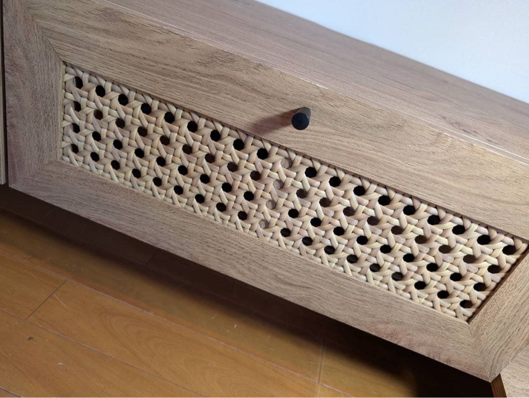 ■送料込■LOWYA ラタン ローテレビボード テレビ台 北欧風人気家具 TV棚